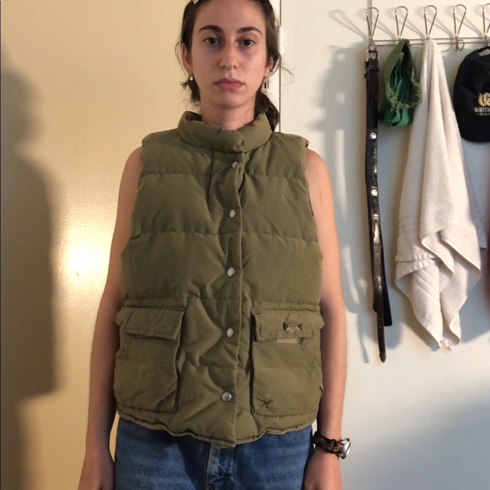Down puffer vest